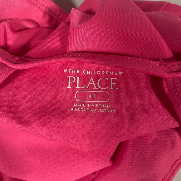 The Children's Place Pink and Multicolor Kids Swim One Piece - Picture 4 of 5